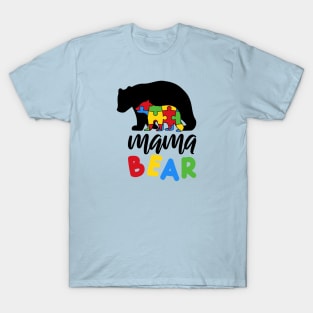 mama Bear Autism Awareness T-Shirt